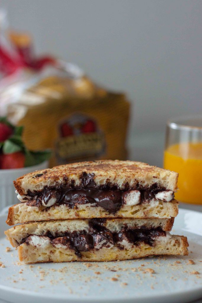 Gluten Free S'more Stuffed French Toast