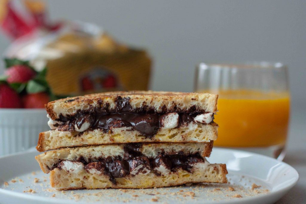 S'more Stuffed French Toast