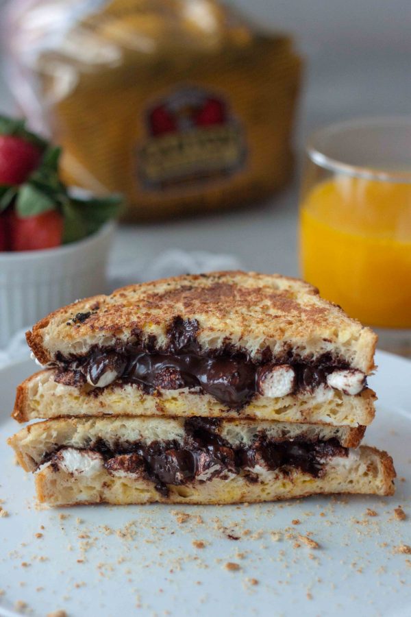 S'more Stuffed French Toast