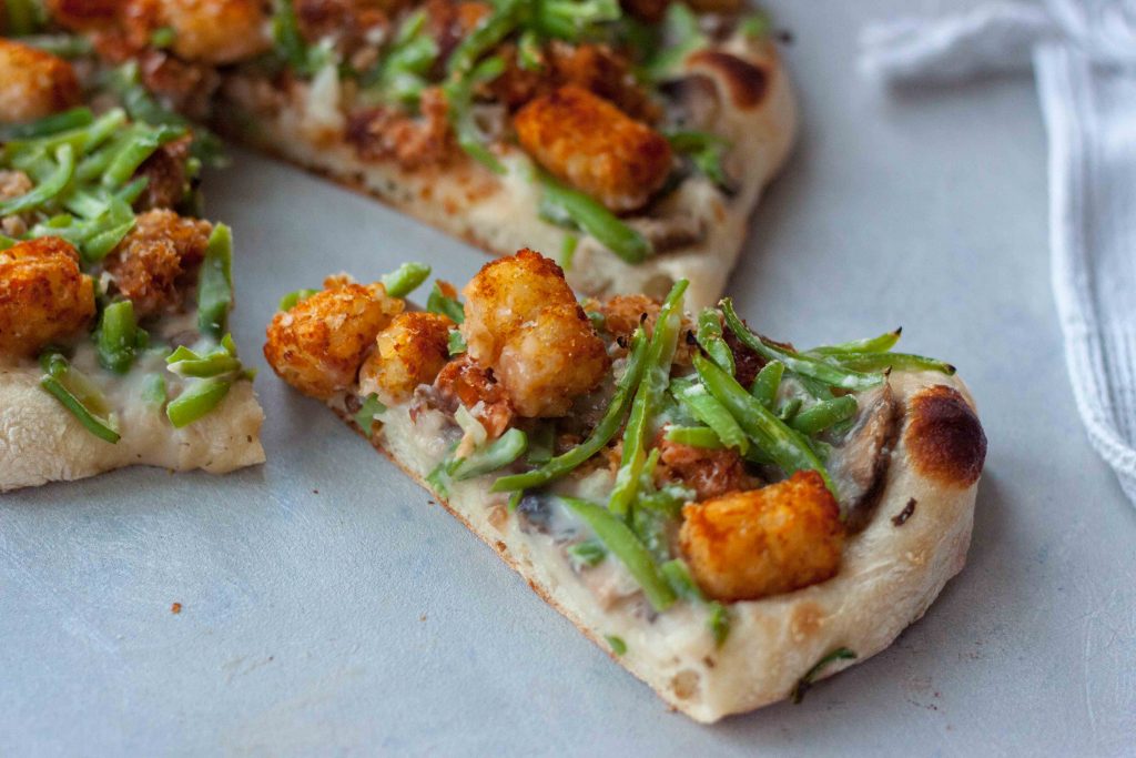 Tator Tot Hotdish Pizza