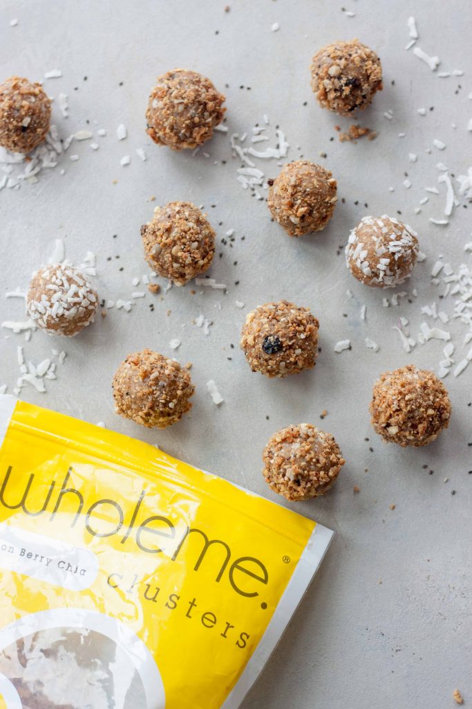 Lemon Berry Coconut Chia Balls