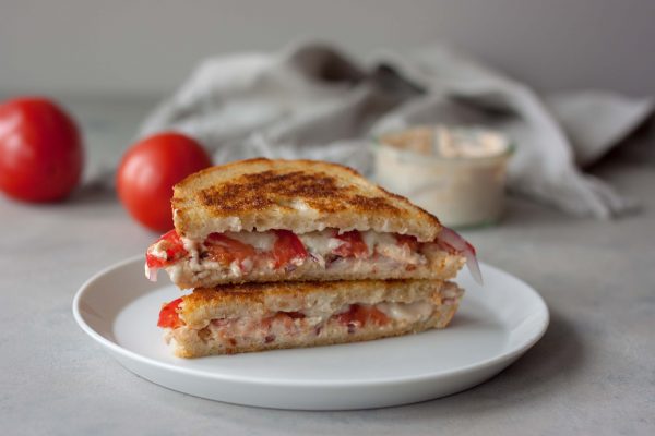 Grilled Cheese Tomato Sandwich