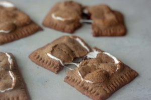 S'mores Pop Tarts oozing with chocolate and marshmallow