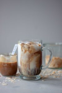 Iced Toasted Coconut Caramel Macchiato