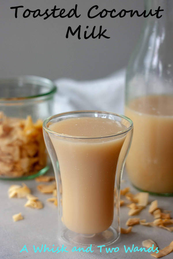 Rich, creamy, nutty, and a little toasty Toasted Coconut Milk is an addictly delicious coconut milk that will bring a whole new level of flavor to anything you add it to! Coffee, tea, smoothies, smoothie bowls, or soaking your mueli or oats the options are endless and it's sure to become a favorite.