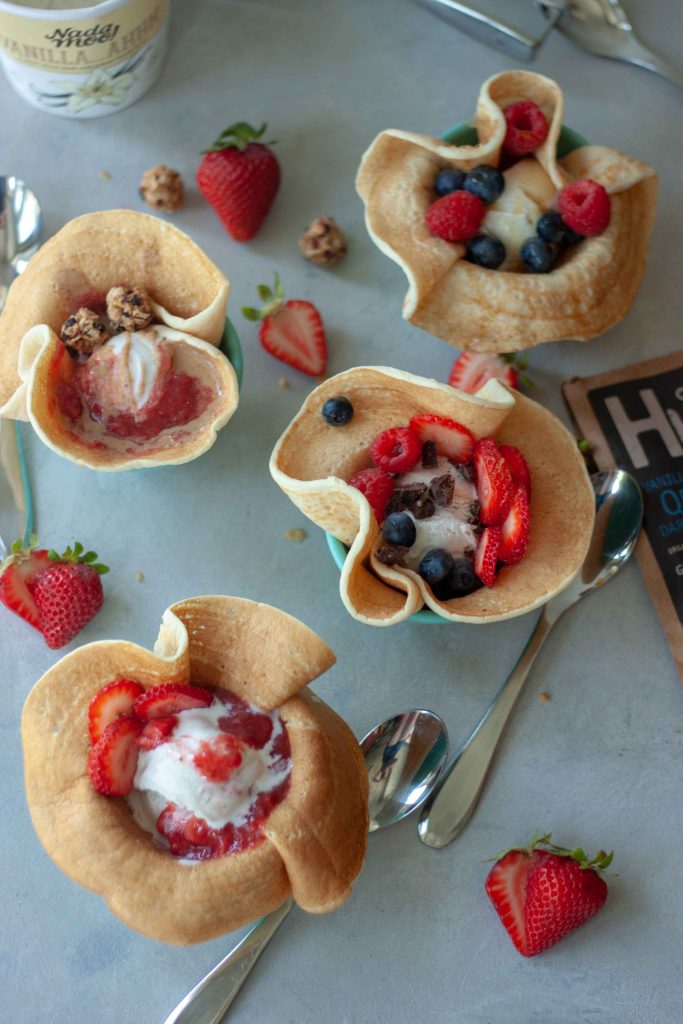 Berry OddParents Pancake Sundae Bowls