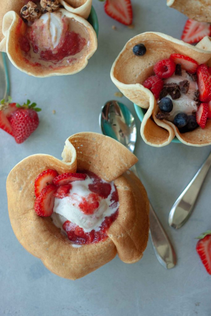 Berry OddParents Pancake Sundae Bowls