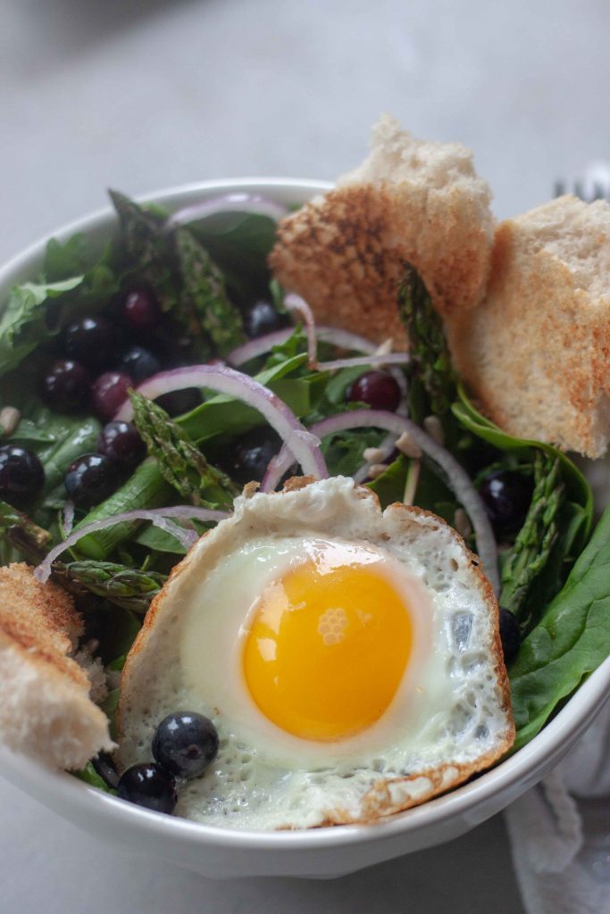 Pickled Blueberry Breakfast Salad