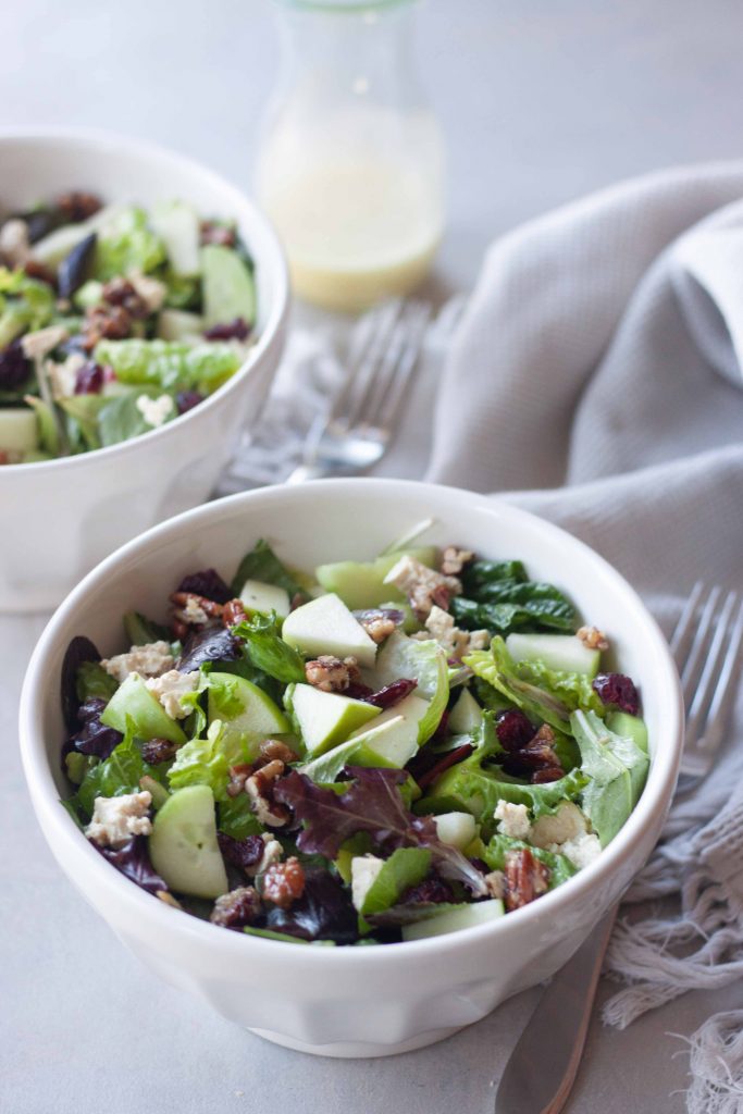 Apple Cranberry Maple Pecan Salads