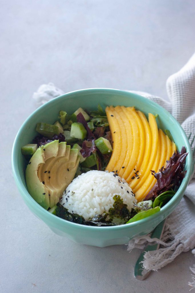 Tropical Veggie Sushi Bowl