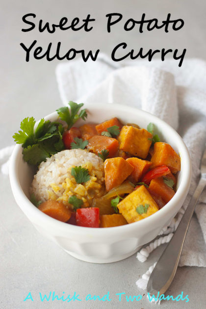 Comfort food with a little kick! Sweet Potato Yellow Curry is a flavor and nutrition packed dish pairing sweet potatoes with all the traditional flavors of curry in a combo that satisfies all the senses. Gluten free and vegan friendly with a plant-based protein option or option for added veggies.