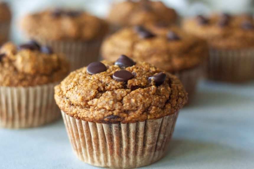 Sweet Potato Chocolate Chip Muffins