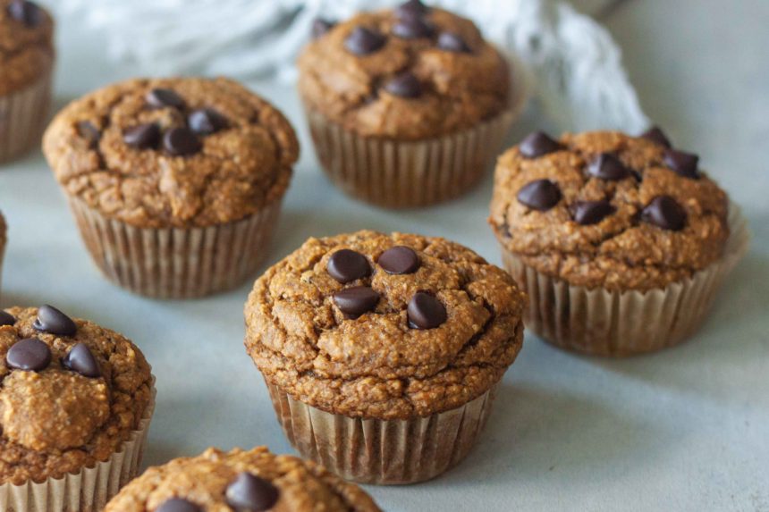 Sweet Potato Chocolate Chip Muffins