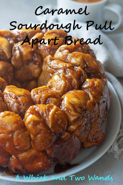 Entertaining or a relaxing cozy weekend in both are perfect for Caramel Sourdough Pull Apart Bread! It really doesn't get any sweeter than this upgrade twist on a classic staple that's been in our family and I'm happy to make and enjoy with my family. Dairy free and vegan friendly.