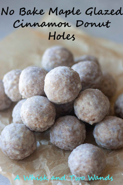 No Bake Maple Glazed Cinnamon Donut Holes are deliciously amazing no bake bites packed with healthy whole foods, coated in maple coconut glaze, that melt in your mouth! Gluten free and vegan there are so many additional nutrition boost variations including one to boost lactation for all my fellow mamas out there. Mom and kid approved a dozen won't last long!