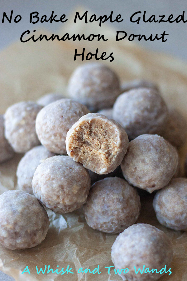 No Bake Maple Glazed Cinnamon Donut Holes are deliciously amazing no bake bites packed with healthy whole foods, coated in maple coconut glaze, that melt in your mouth! Gluten free and vegan there are so many additional nutrition boost variations including one to boost lactation for all my fellow mamas out there. Mom and kid approved a dozen won't last long!