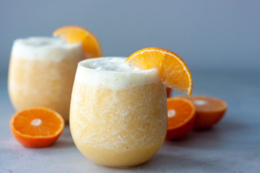 Orange Creamsicle Smoothies and oranges