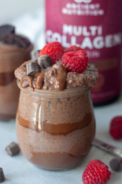 For The Love Of Chocolate Chia Pudding Cups