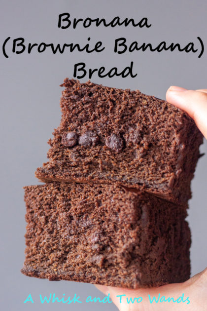 Bronana (Brownie Banana) Bread is what you get if a banana bread and brownie hooked up, the best of both in one! You will have a hard time having just one hunk of a piece! Gluten free, dairy free, and vegan friendly because we all have our preferences.