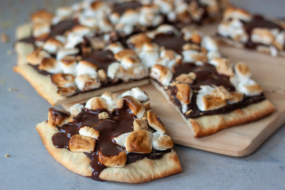 Cut Sourdough S'more Pizza