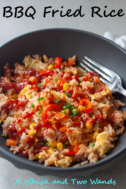 BBQ Fried Rice is a sizzling summer twist on traditional fried rice. Gluten free, vegetarian, and vegan friendly option.