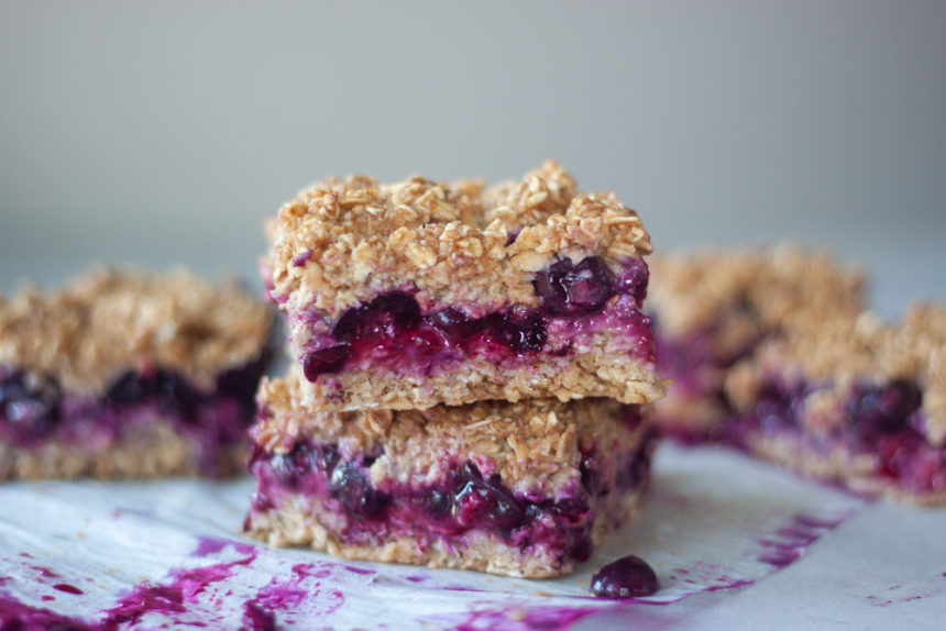 Blueberry Oatmeal Bars