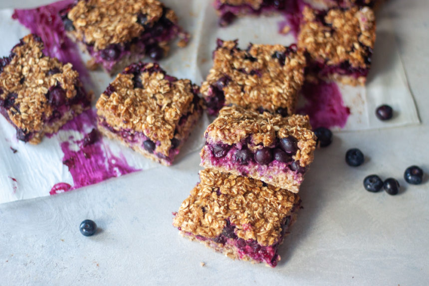 Blueberry Oatmeal Bars