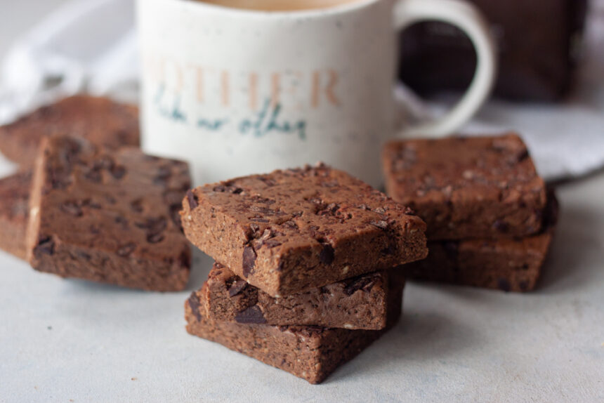 Morning Mocha Fudge and coffee