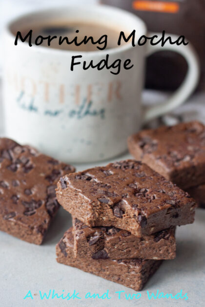 Make mornings better with Morning Mocha Fudge! A healthy vegan and gluten free friendly fudge made with 4-5 simple ingredients. Despite the name it also makes a delicious afternoon snack too.